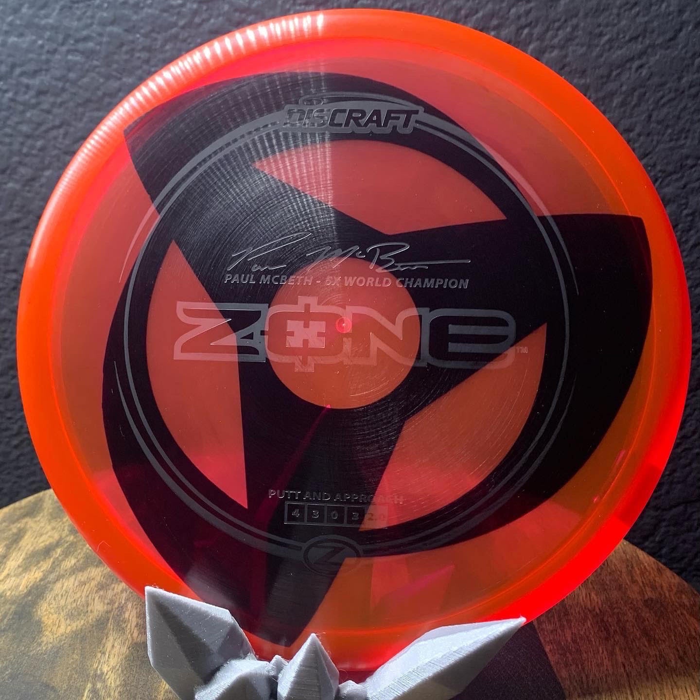 New Discraft Z Zone Paul McBeth Signature Series Custom Mangekyo Sharingan  Dye